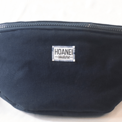 Sac banane bleu marine (M)
