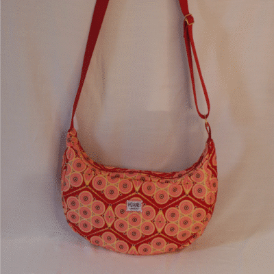 Besace en wax rouge