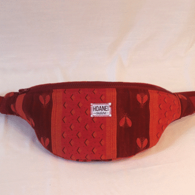 Sac banane bordeaux (M)